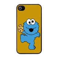 Free Shipping Cute Cookie Monster Plastic Hard Back Cell Phone Case