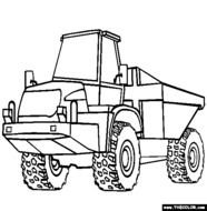 Dump Truck Coloring Pages N3