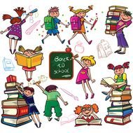 Cute Cartoon Boy And Girl N3