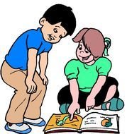 Child Book Clip Art N4