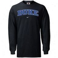 Duke Blue Devils Mens Nike Long Sleeve Shirt