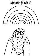 Noahs Ark Coloring Pages drawing