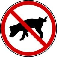 Signs No Dog Pee Clip Art N2