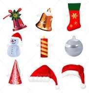 GraphicRiver Christmas Icons 5770101