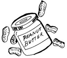 Peanut Butter Coloring Page