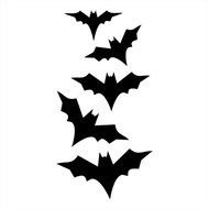 Bat Symbol Tattoo Stencils