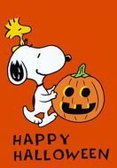 Ä°llustration of Happy Halloween Snoopy