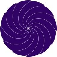 Purple Swirl Clip Art N21