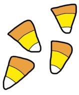 Halloween Candy Corn Clip Art N30