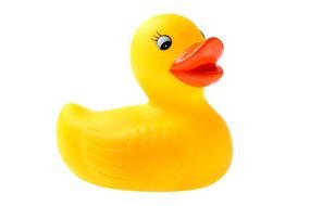 yellow Rubber Duck Clip Art drawing
