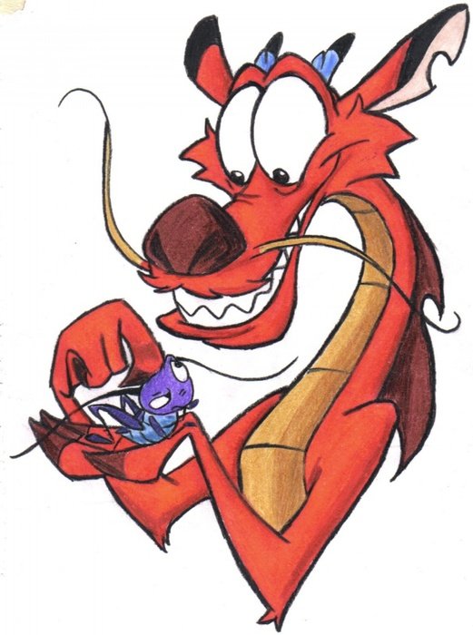 Clipart of Mulan Mushu