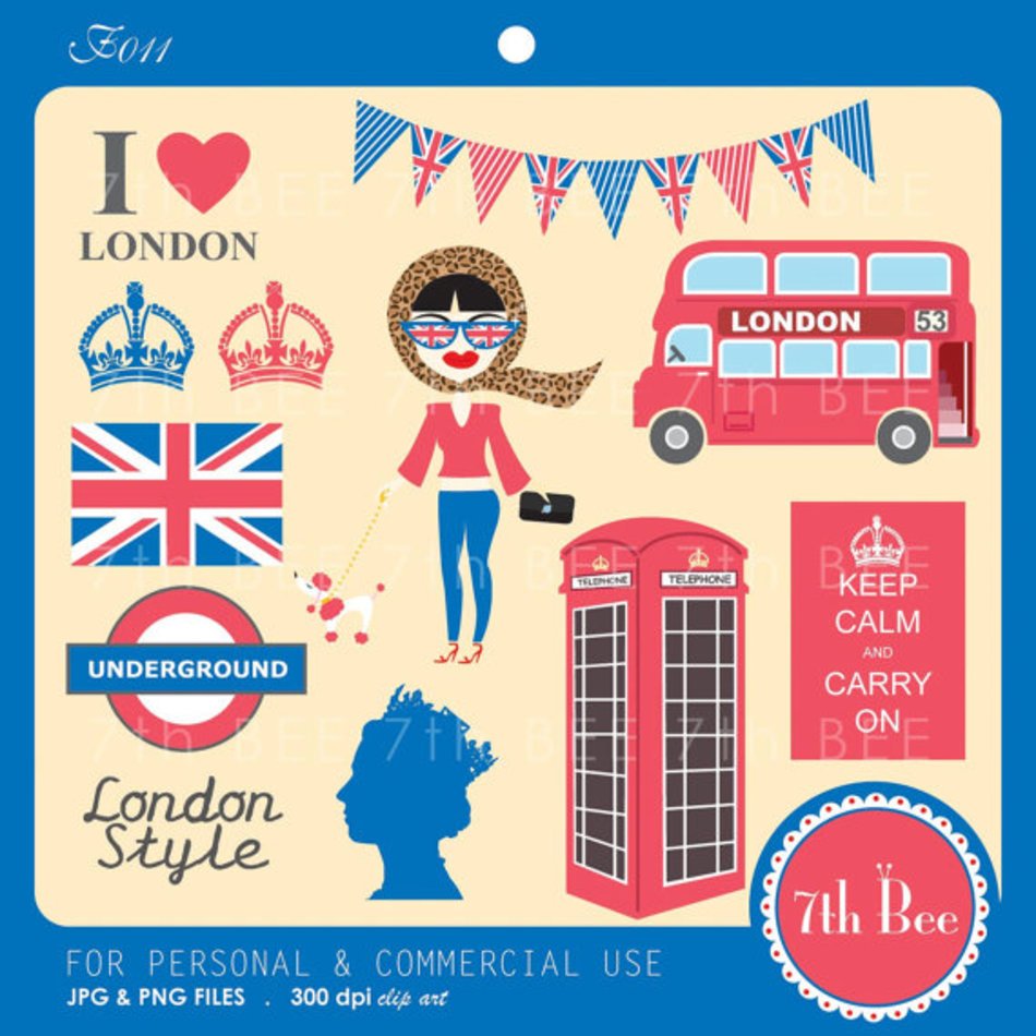 London Clip Art N14