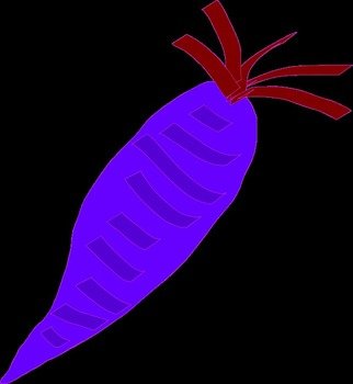 Carrot Cartoon Clip Art N43