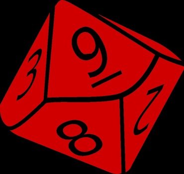Ten Sided Dice Clip Art