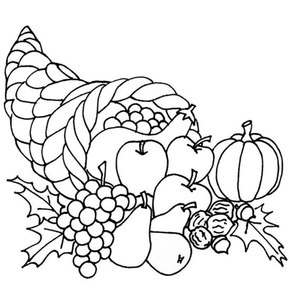 Fruit Basket Coloring Pages N2