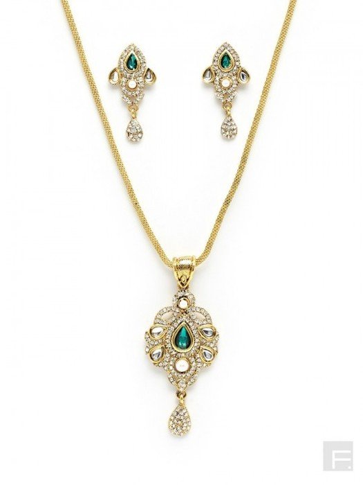 2563037 Sia Pearl Stone Pendant Set Goldjpg