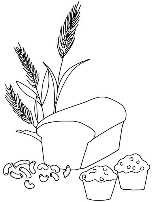 Grain Of Wheat Coloring Page