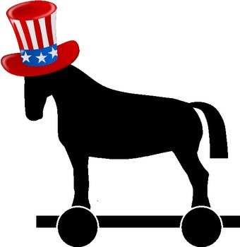Images Of Obama As Trojan Horse