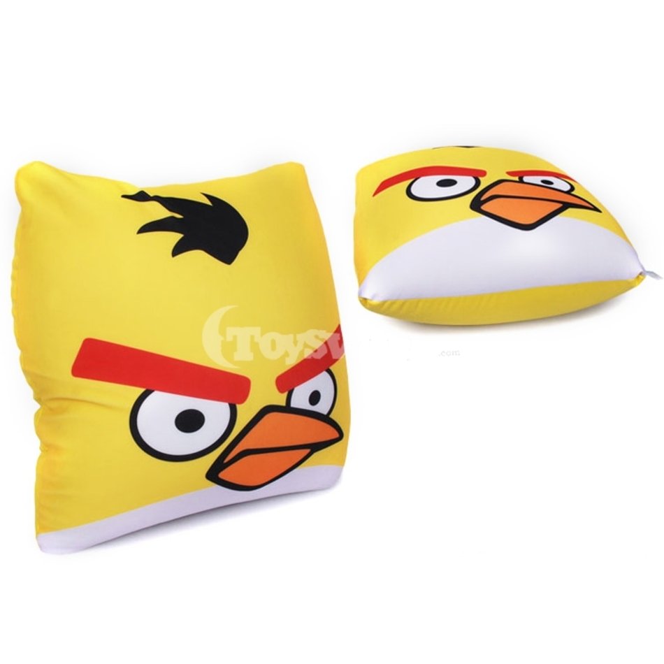 Black Angry Bird Pillow
