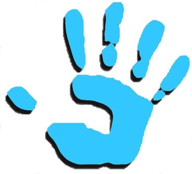 Blue Hands