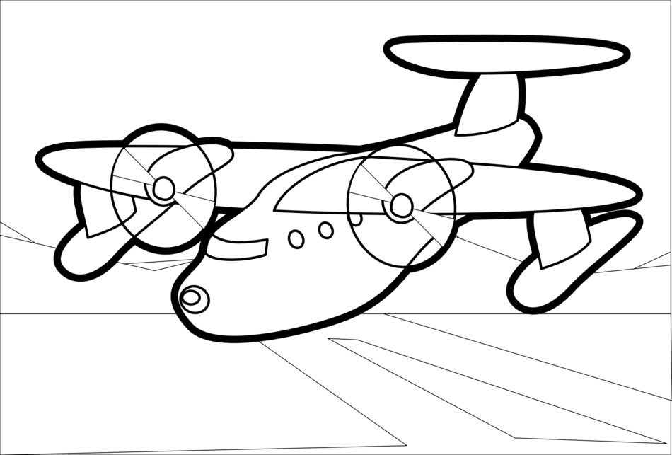 Airplane Clip Art Black And White N30