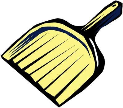 painted yellow scoop