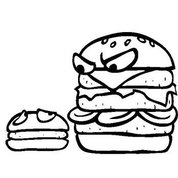 Junk Food Coloring Pages Printables free image download