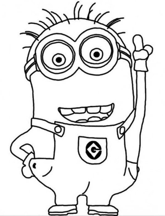 Minion Coloring Pages N6