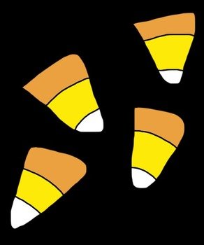 Halloween Candy Corn Clip Art N30