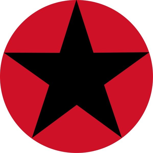 Black Stars Clipart Roudel Star Red Circle