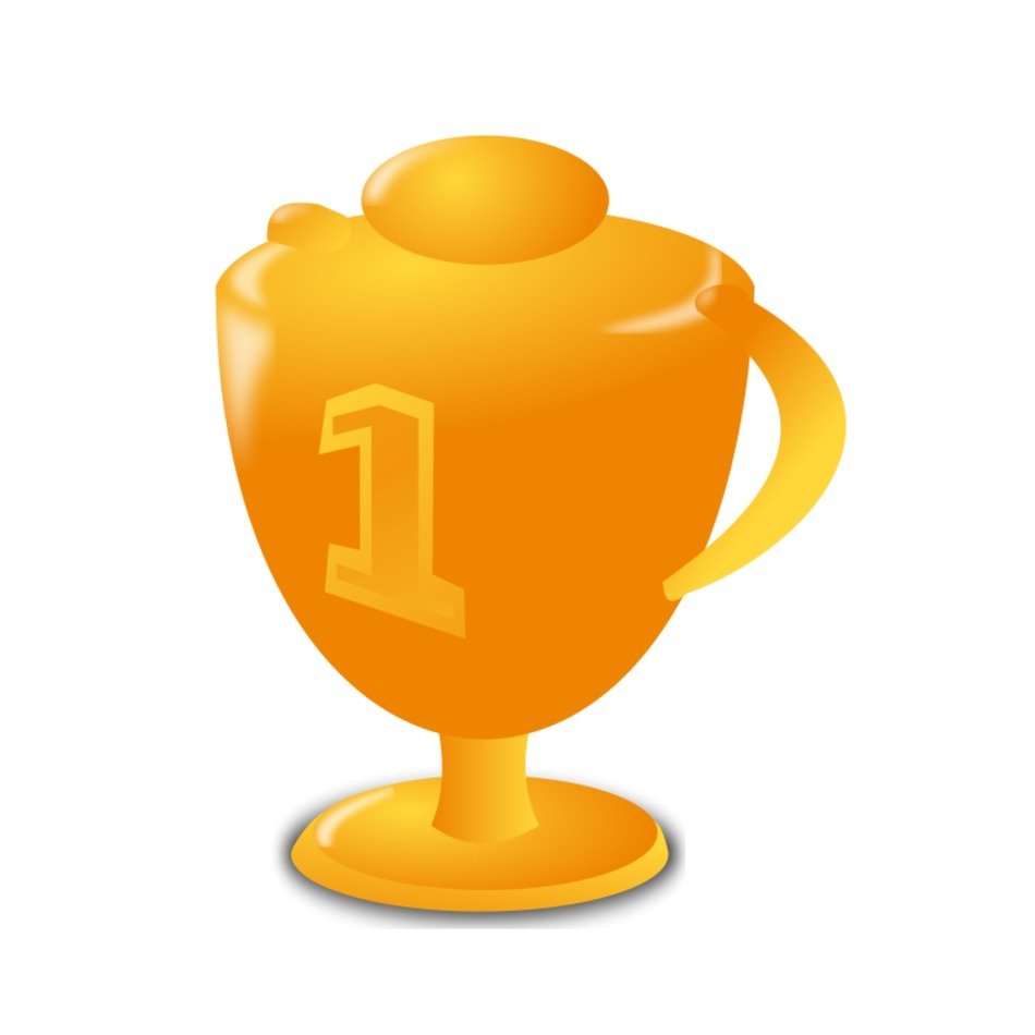 1 Shining Trophy as a clipart
