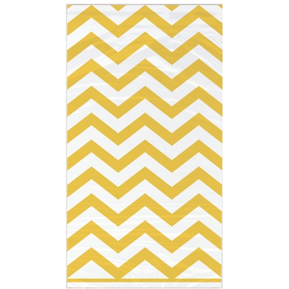 Blue And Yellow Chevron