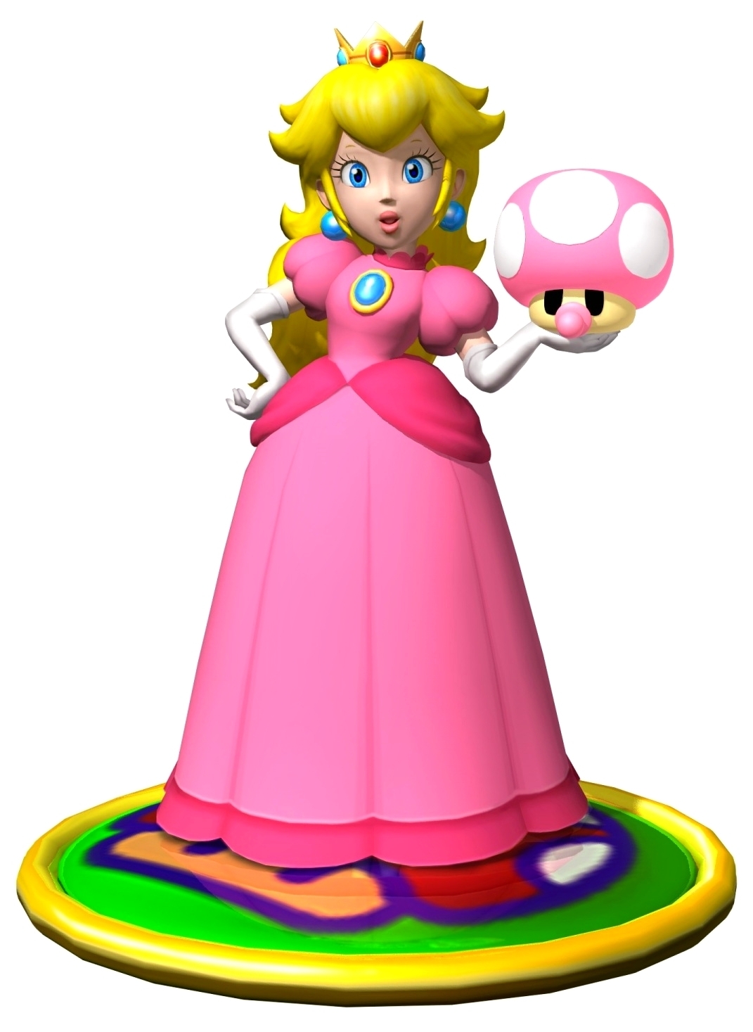 Princess Peach Mario drawing free image download