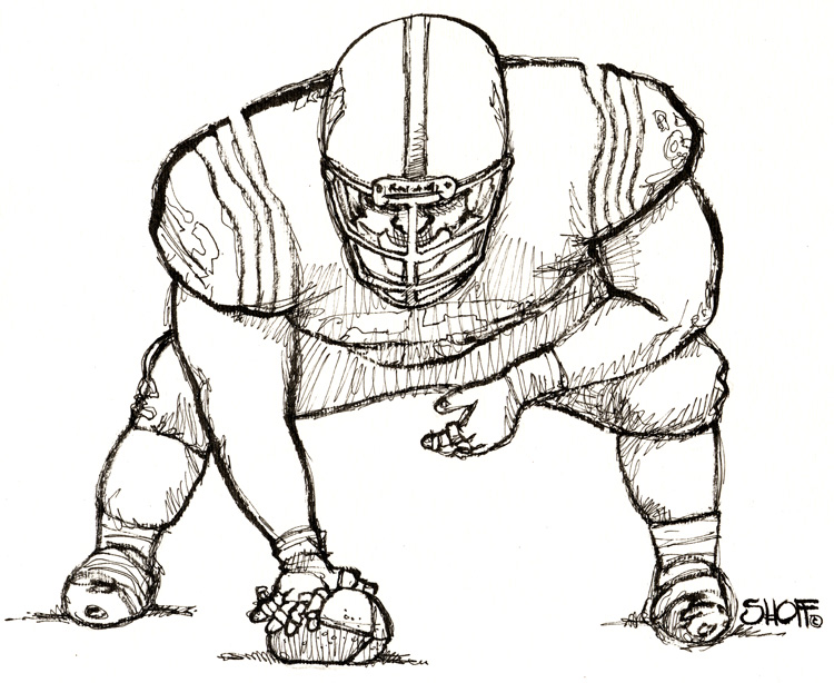 football lineman cartoon clip art