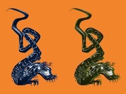 Free Dragon Vector drawing