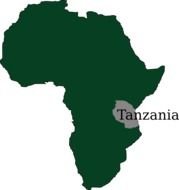 Tanzania Africa Map Outline