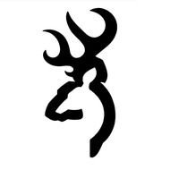 Browning Deer Head Logo Tattoo
