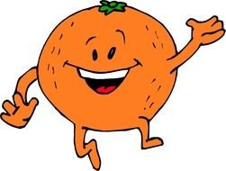 animated orange