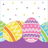 Easter Cheer Beverage Napkins Feature