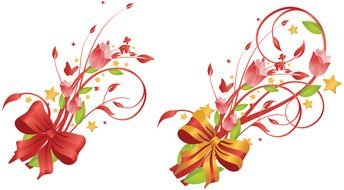 drawn two bouquets with tulips