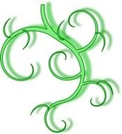 Green Vines Clip Art N11