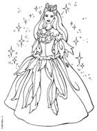 drawing of Princess Coloring Page