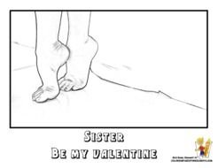 Boys Valentines Day Coloring Pages