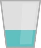 Glass Of Water as a graphic illustration