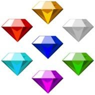 Sonic Chaos Emeralds drawing