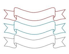 Cake Banner Template drawing