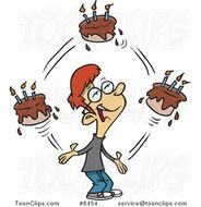 Boy Birthday Cake Cartoon