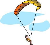 Parachute Clip Art N47