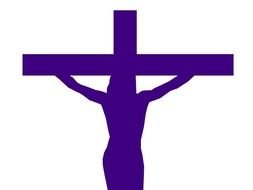 Purple Cross Clip Art N16