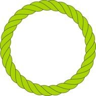 Open circle pattern clipart